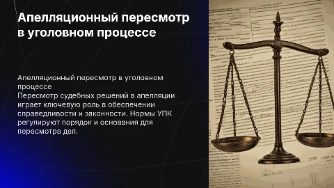 Пересмотр судебных решений в апелляционном порядке