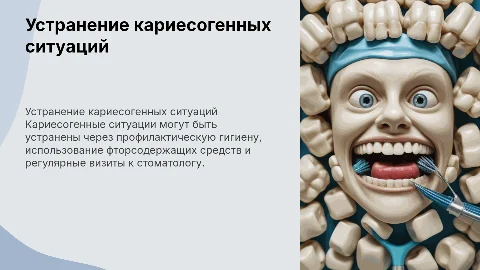 устранение кариесогенных ситуаций