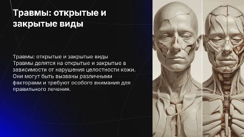 Индивидуальный проект: Травмы и их виды