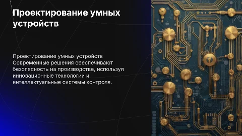 проектирование умных устройств для задач производственной безопасности