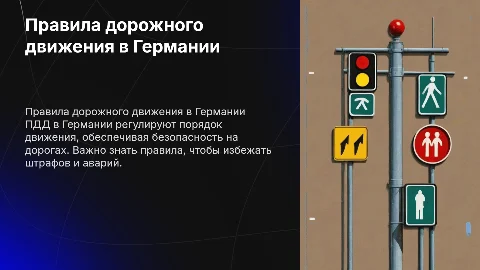 ПДД в Германии