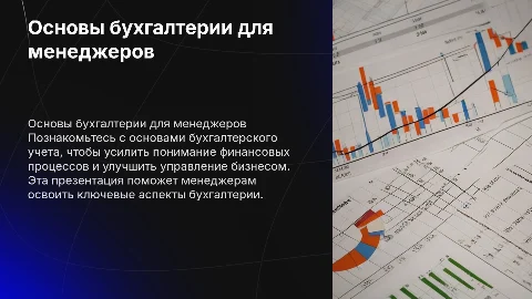 для обучения основам бухгалтерского учета для менеджеров
