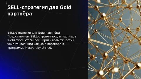 SELL-стратегия для Gold партнёра Webzavod Kaspersky