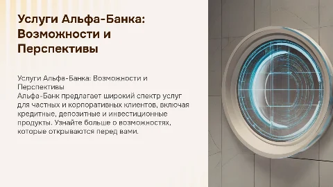 альфа банк услуги