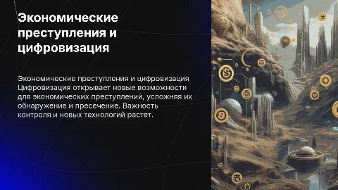 ЭКОНОМИЧЕСКИЕ ПРЕСТУПЛЕНИЯ И ЦИФРОВИЗАЦИЯ