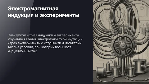 Исследование явления электромагнитной индукции: эксперименты