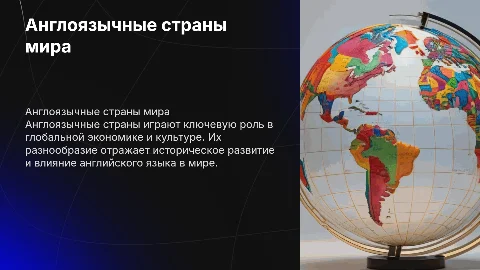 Англоязычные страны мира