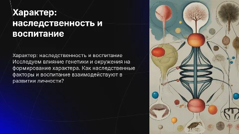 характер,наследственность ил воспитание