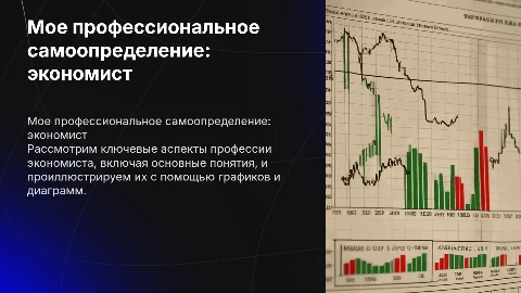 Презентация ИП: Мое профессиональное самоопределение экономиста