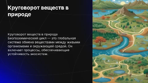 Круговорот вещества био гио химическом цикле