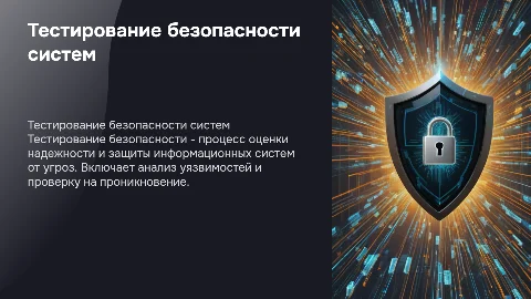 Хорошая презентация по тестированию безопасности
