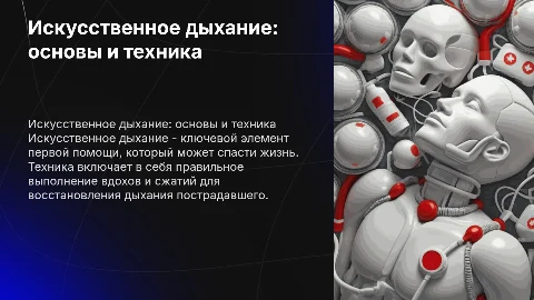 Искусственное дыхание при оказании первой помощи