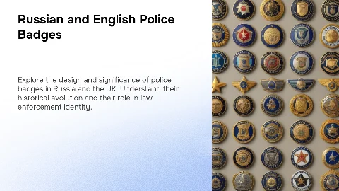 Русские и английские шевроны полиции