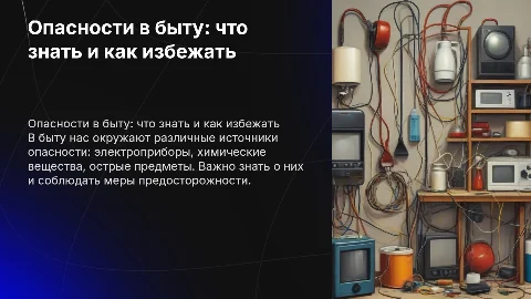источники опасности в быту