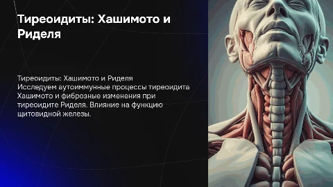 Тиреоидиты Хашимото и Риделя
