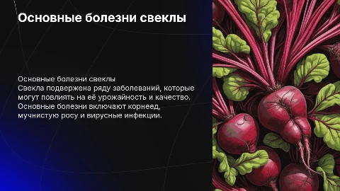 основные болезни свеклы
