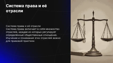 система права и отрасли права