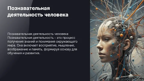 Познавательная деятельность человека