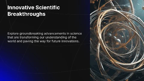 Scientific Achievements