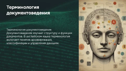 Терминология документоведения в английском языке