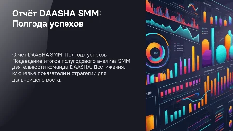 DAASHA SMM отчёт за полгода