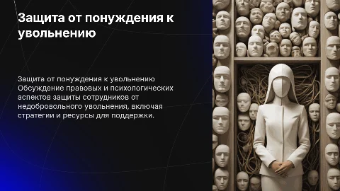 Защита сотрудников при понуждкнии к увольнению