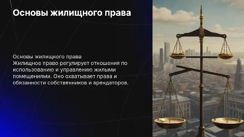 Жилищное право