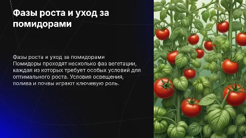 Фазы вегетации помидоров и их требования к произрастанию
