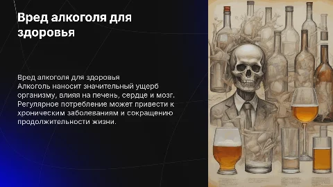 Вреда алкоголя