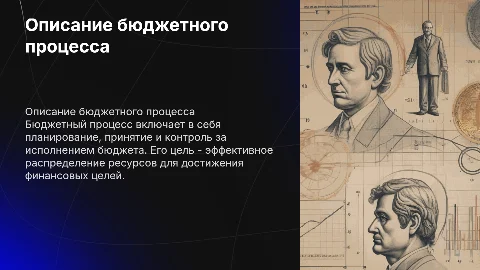 описанием бюджетного процесса