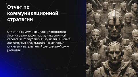 Отчет о реализации коммуникационной стратегии Республики Ингушетия