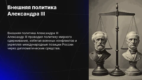 Внешняя политика Александра третьего