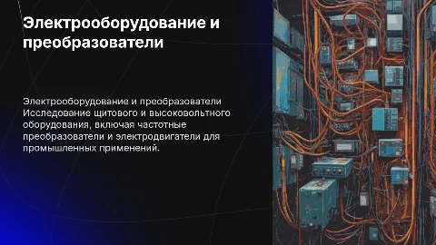 Щитовое оборудование до 1000В и высоковольтное оборудование