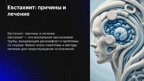 Евстахиит: причины, симптомы, лечение