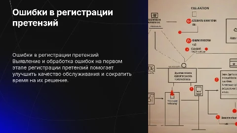 Выставление ошибок на первую линию при регистрации претензии