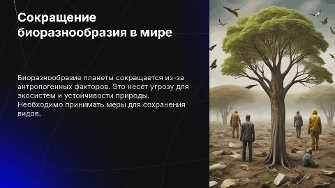Сокращение биоразнообразия