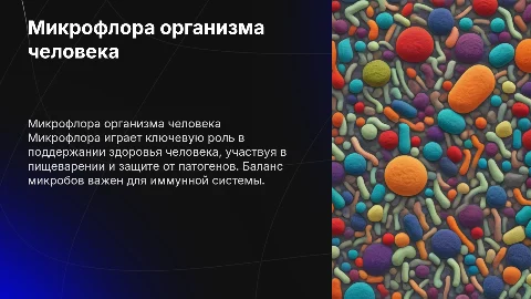 микрофлора организма человека