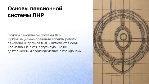 Организационно-правовые основы пенсионного обеспечения в ЛНР