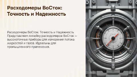 Расходомеры ВоСток