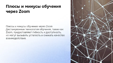 Плюсы и минусы дистанционной технологии обучения Zoom