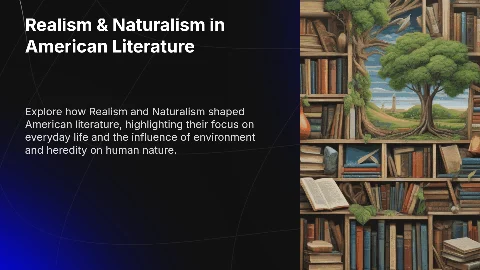 Realism & Naturalism in America | History of American Literature