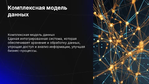 Комплексная модель данных: интегрированная система хранения