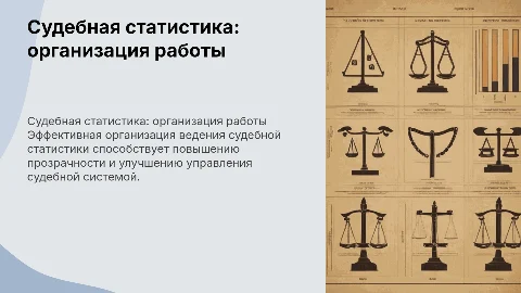 Организация деятельности по ведению судебной статистики в суде