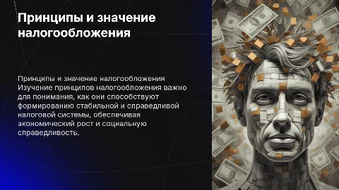 Принципы налогообложения и их значение для налоговой системы