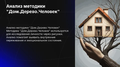 Анализ результатов по методике "Дом.Дерево.Человек"