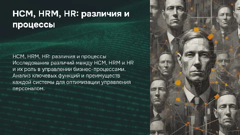 HCM, HRM, HR: отличия и бизнес-процессы