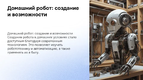 Робот сделанный дома