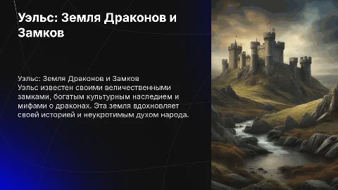 Уэльс: Земля Драконов, Замков и Неукротимого Духа