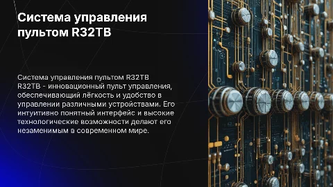 система управления пультом R32TB