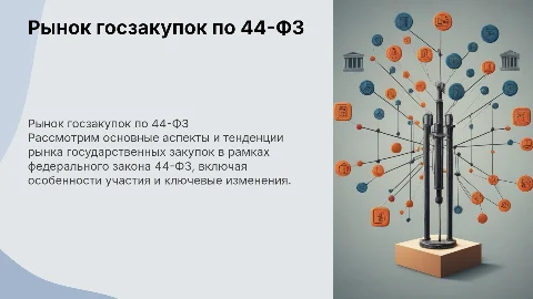 Рынок по тендерам 44-ФЗ